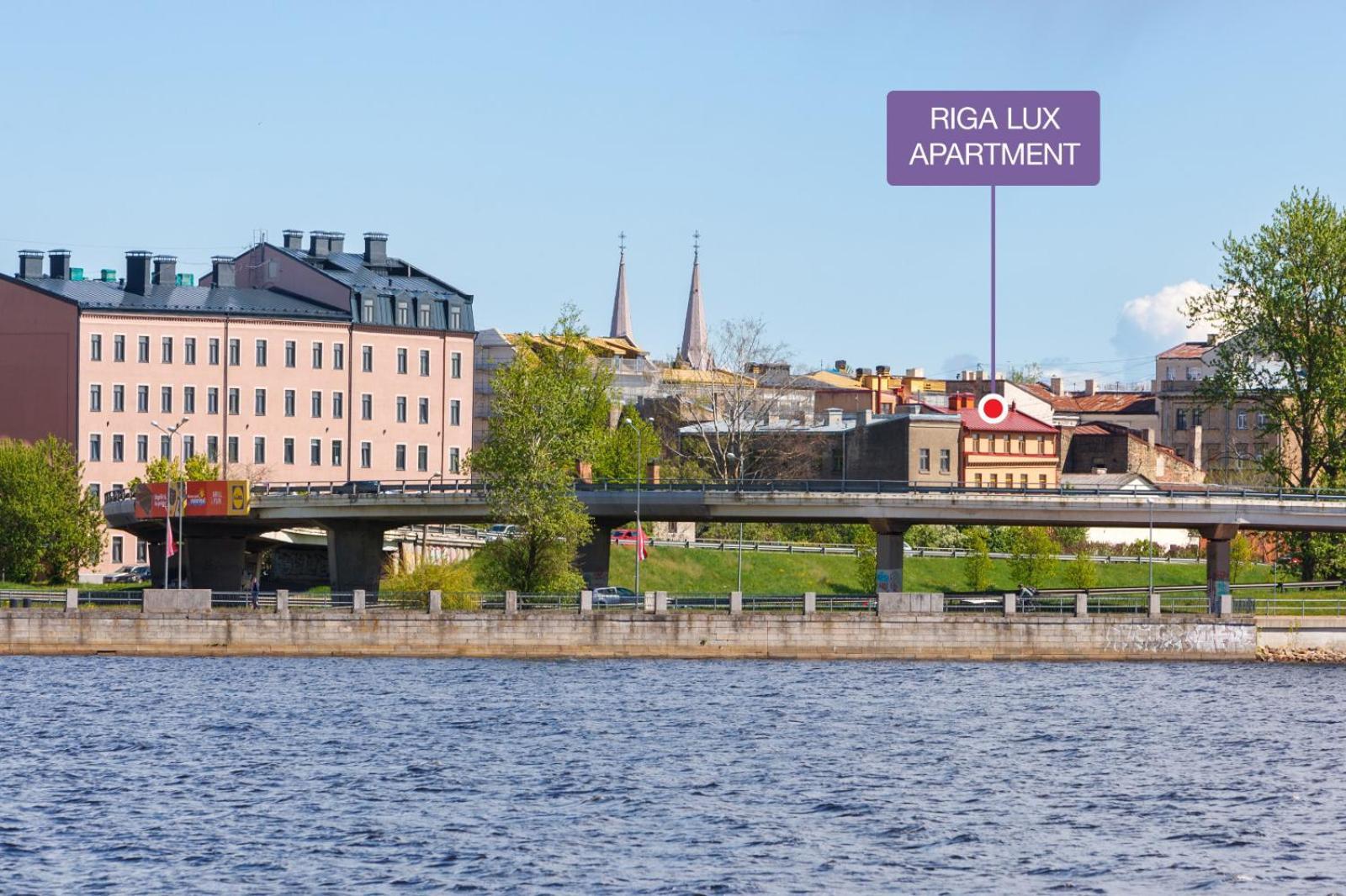 Daugavaluxapartments Free Parking ريغا المظهر الخارجي الصورة